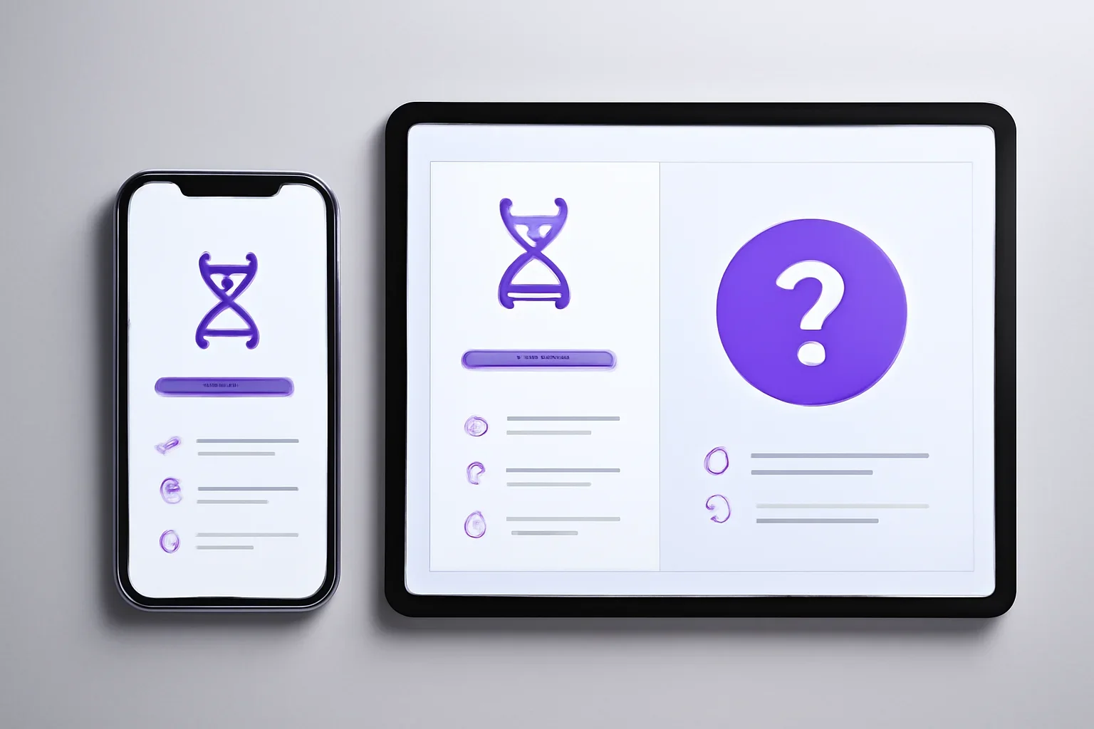 What pharmacogenetic testing can and cannot tell you presented on a clean digital health dashboard
