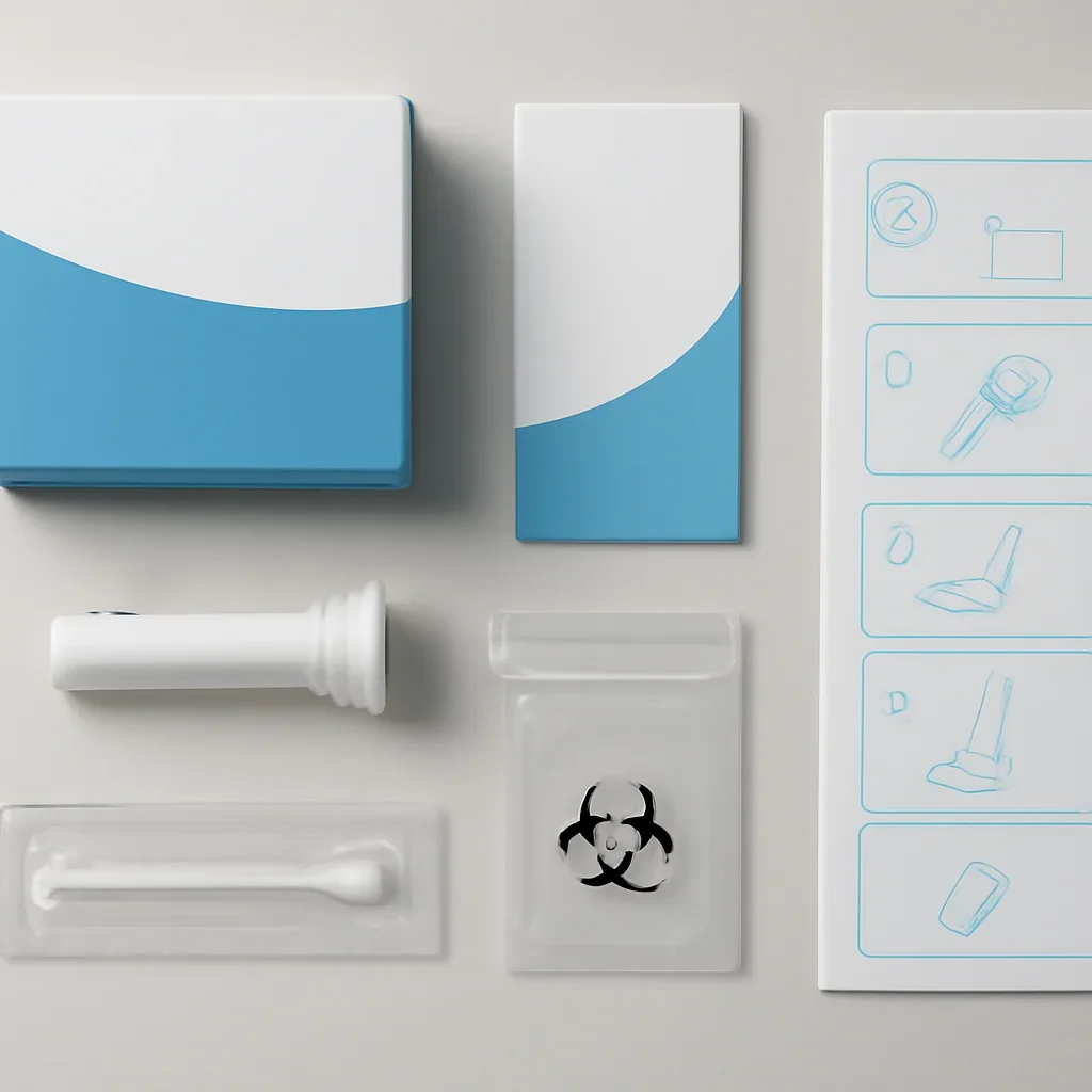 Sample kit, packaging, and step-by-step workflow for pharmacogenetic testing in aurora