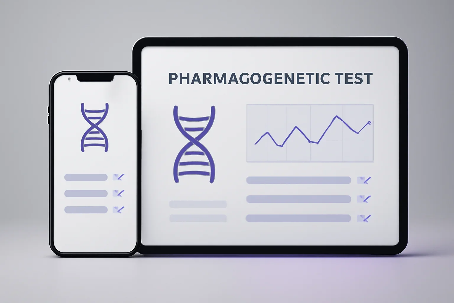 Pharmacogenetic testing in baton rouge presented on a clean digital health dashboard