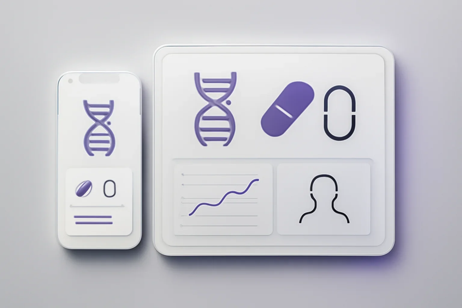 Pharmacogenetic testing in buffalo presented on a clean digital health dashboard