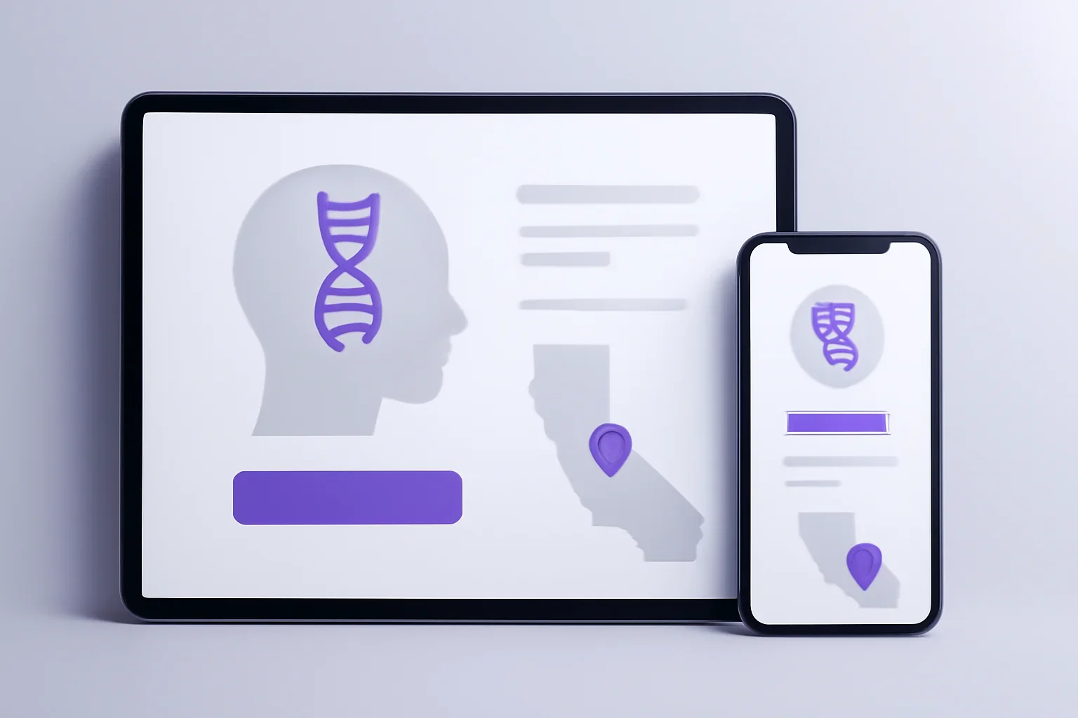 Pharmacogenetic testing in california presented on a clean digital health dashboard