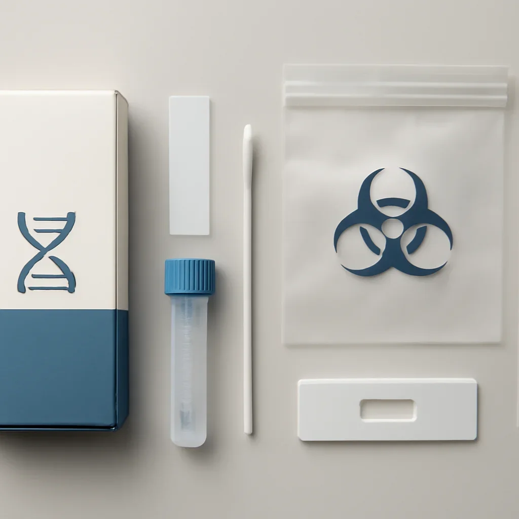Sample kit, packaging, and step-by-step workflow for pharmacogenetic testing in detroit