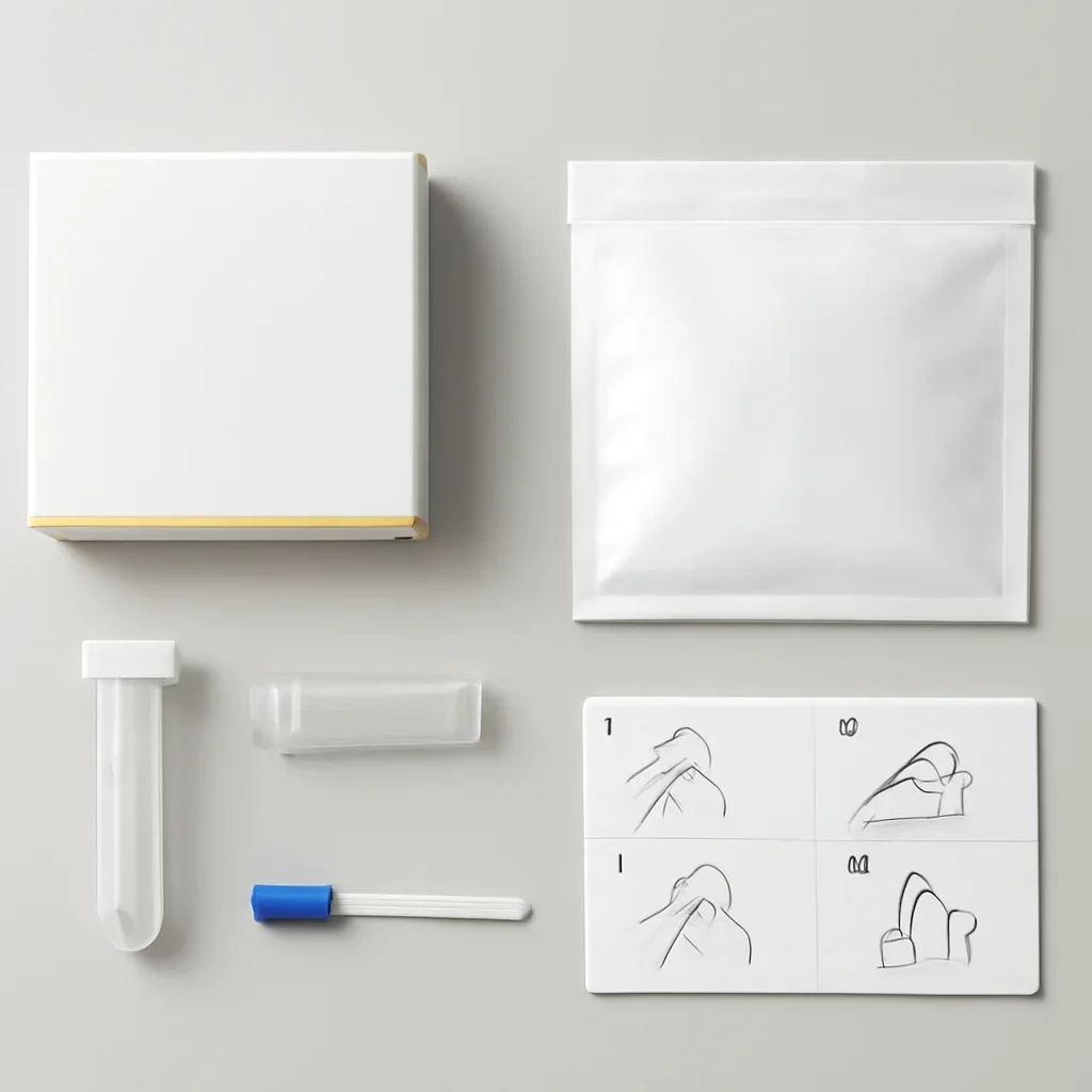 Sample kit, packaging, and step-by-step workflow for pharmacogenetic testing in jackson
