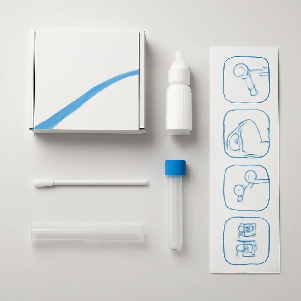 Sample kit, packaging, and step-by-step workflow for pharmacogenetic testing in kansas city