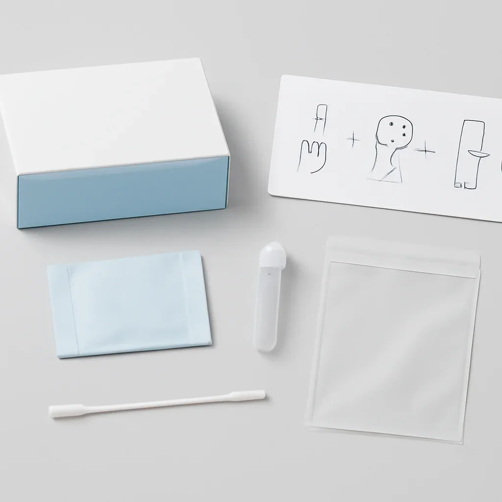 Sample kit, packaging, and step-by-step workflow for pharmacogenetic testing in los angeles