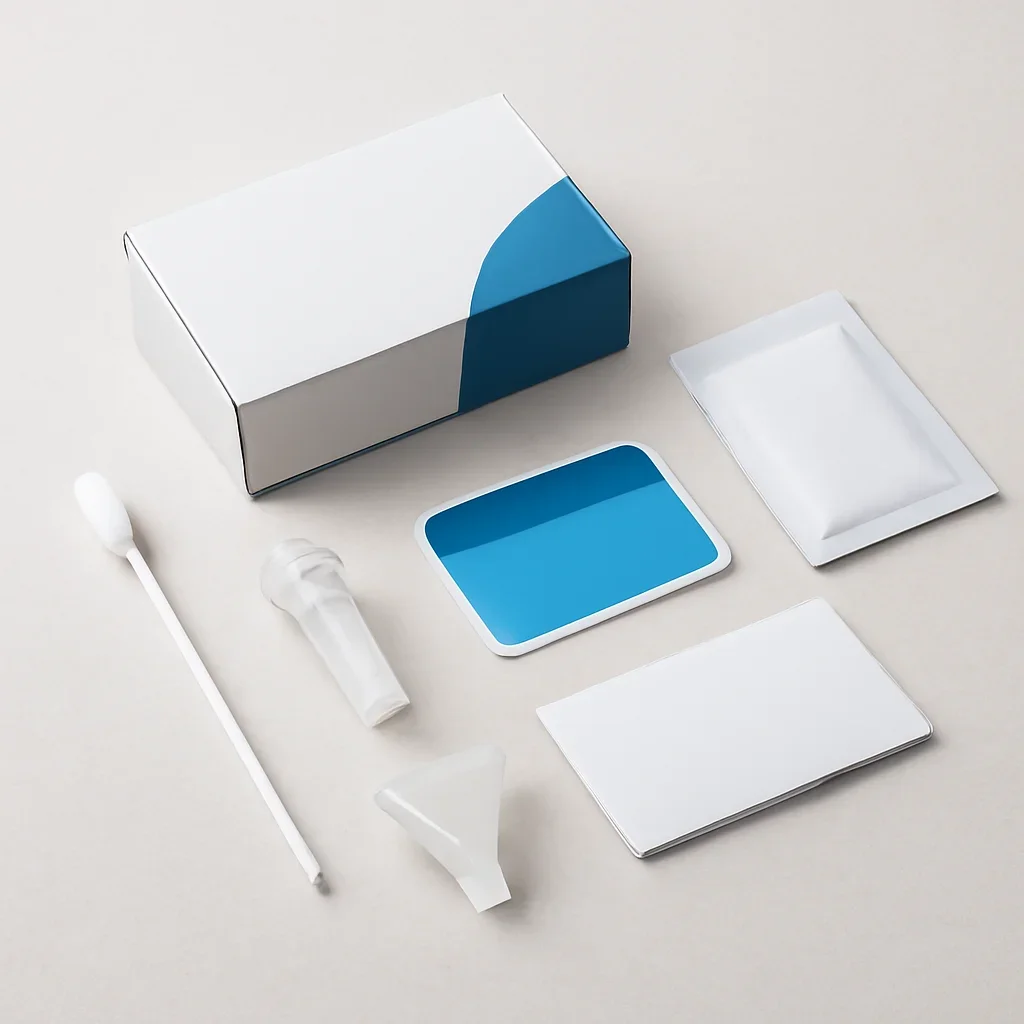 Sample kit, packaging, and step-by-step workflow for pharmacogenetic testing in madison