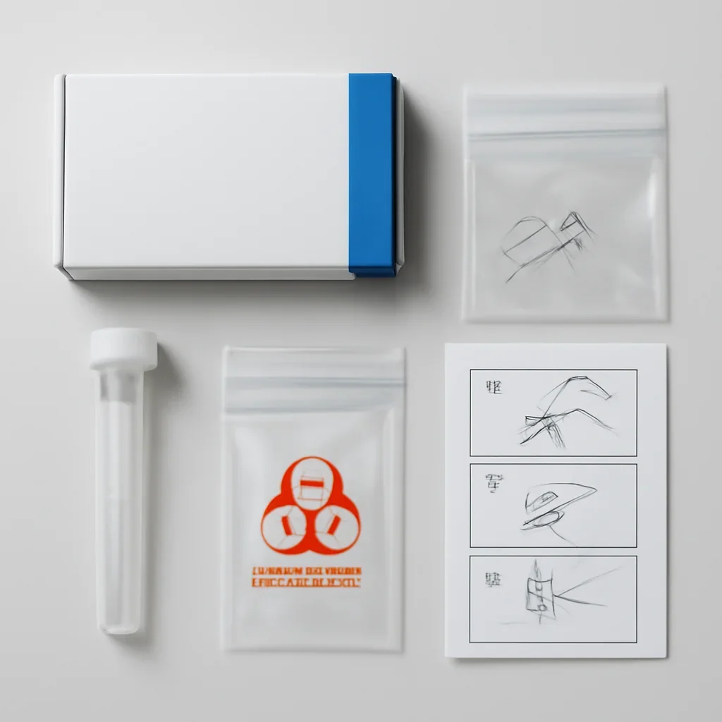 Sample kit, packaging, and step-by-step workflow for pharmacogenetic testing in maryland