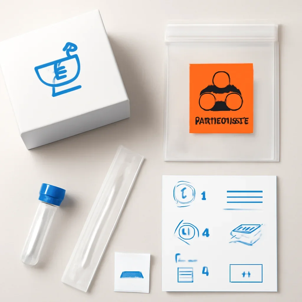 Sample kit, packaging, and step-by-step workflow for pharmacogenetic testing in massachusetts