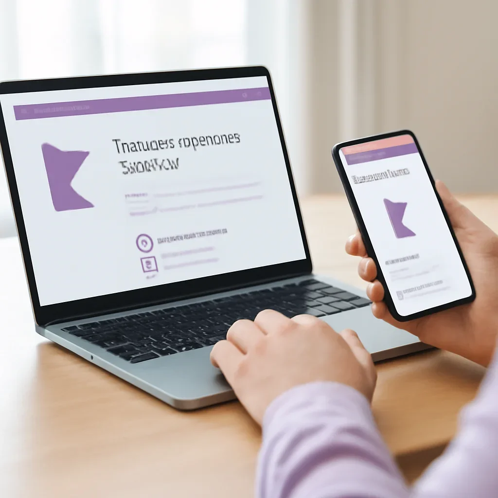 Person reviewing pharmacogenetic testing in minnesota information on a laptop and phone