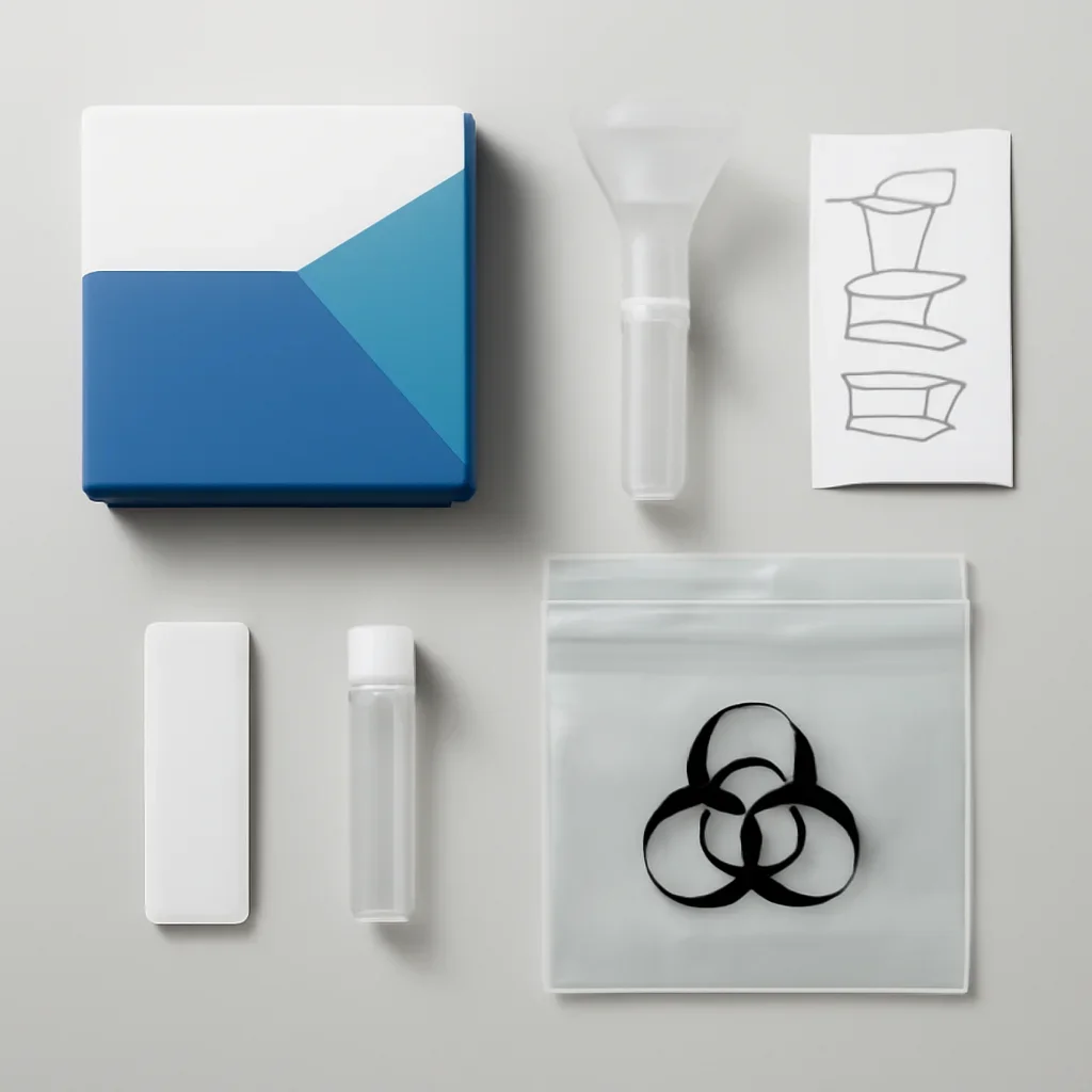 Sample kit, packaging, and step-by-step workflow for pharmacogenetic testing in nevada