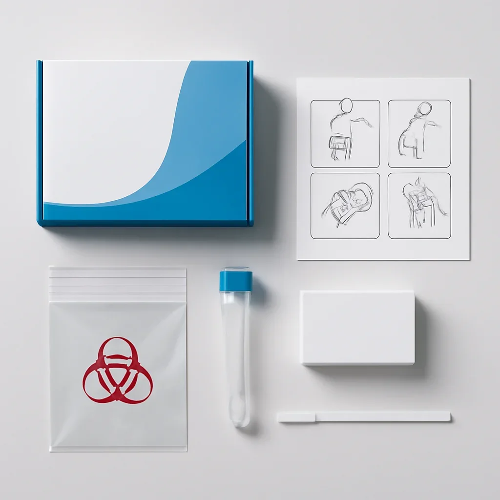 Sample kit, packaging, and step-by-step workflow for pharmacogenetic testing in oklahoma