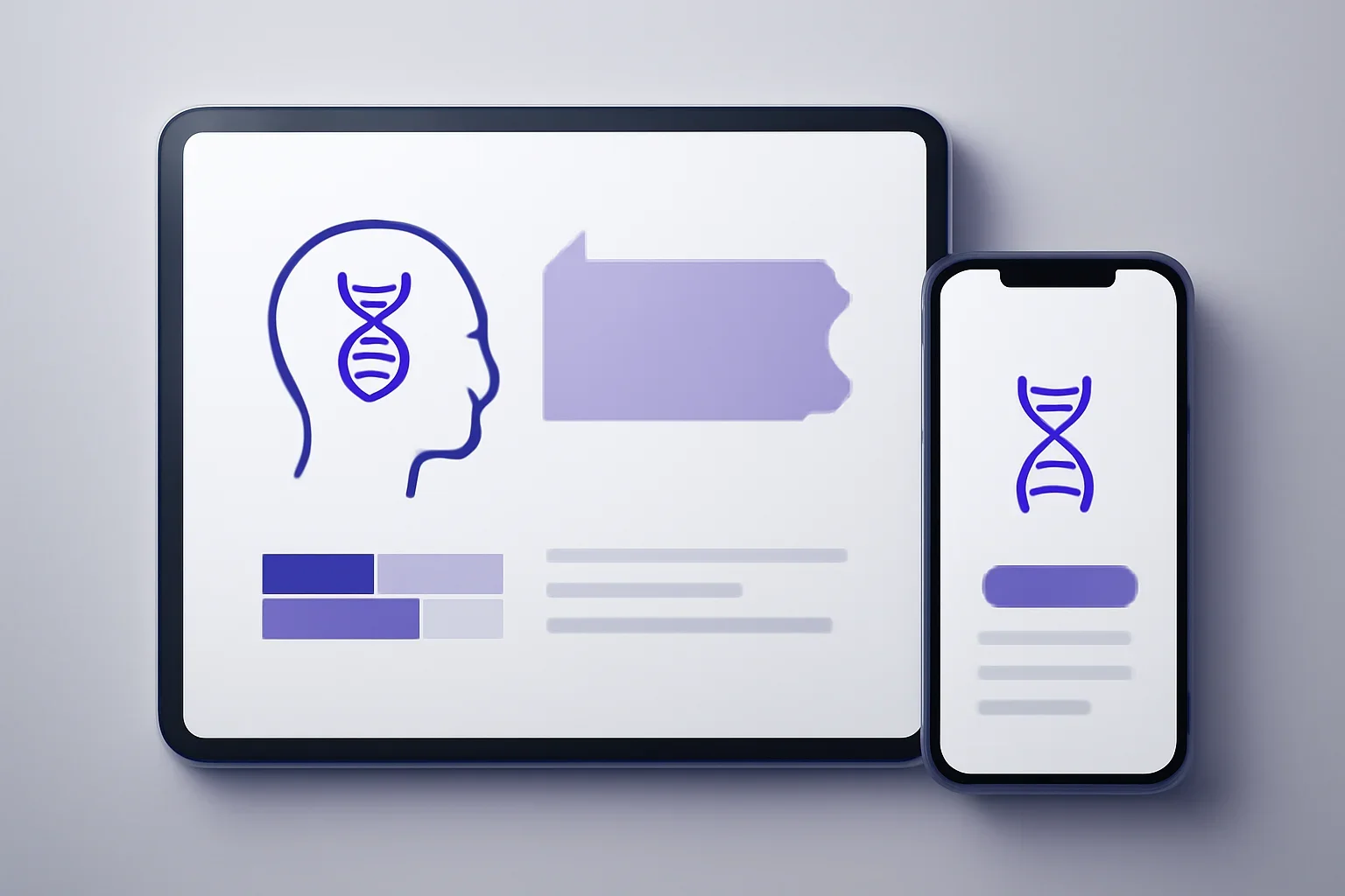 Pharmacogenetic testing in pennsylvania presented on a clean digital health dashboard