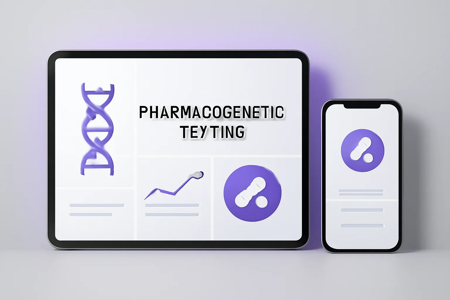 Pharmacogenetic testing in philadelphia presented on a clean digital health dashboard