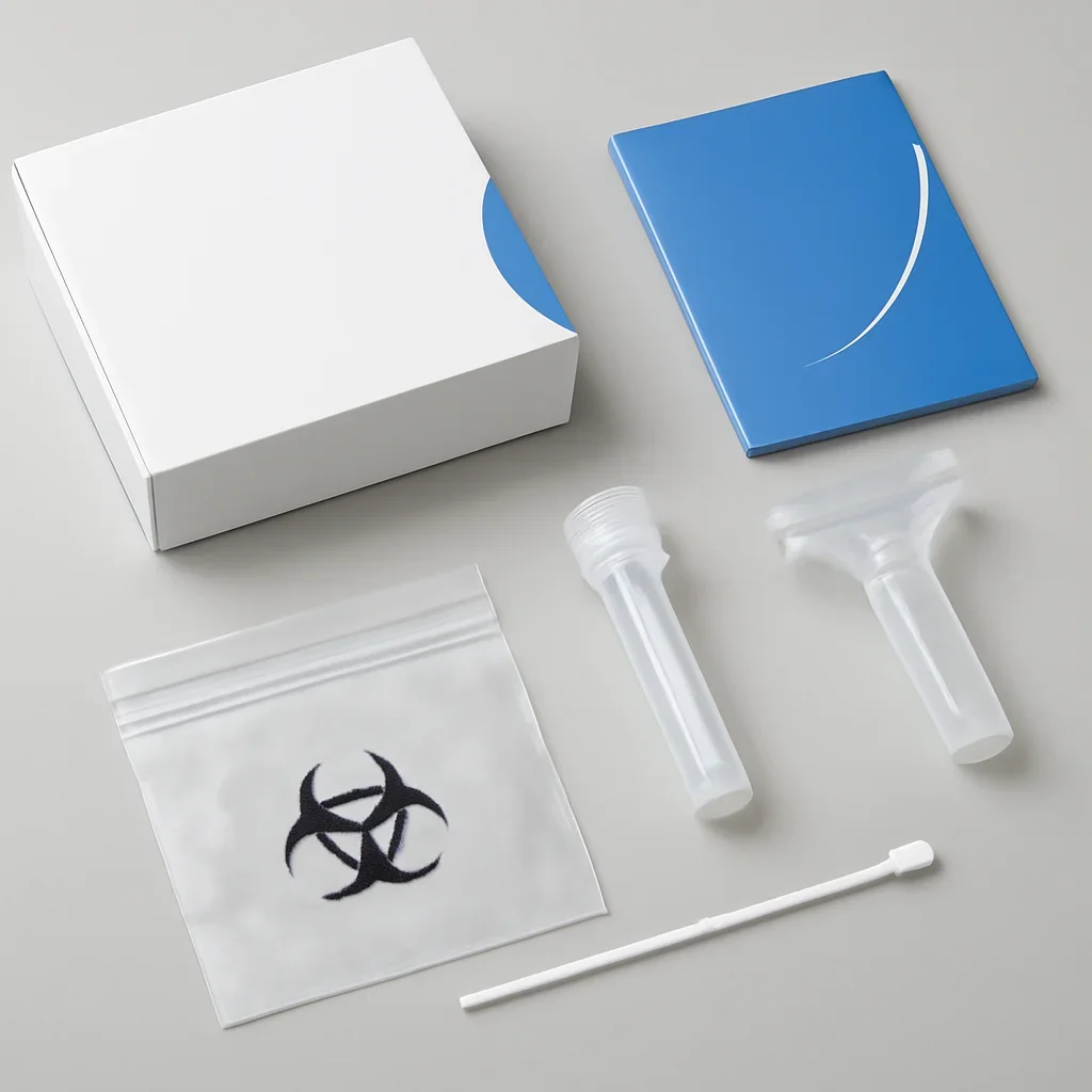 Sample kit, packaging, and step-by-step workflow for pharmacogenetic testing in providence