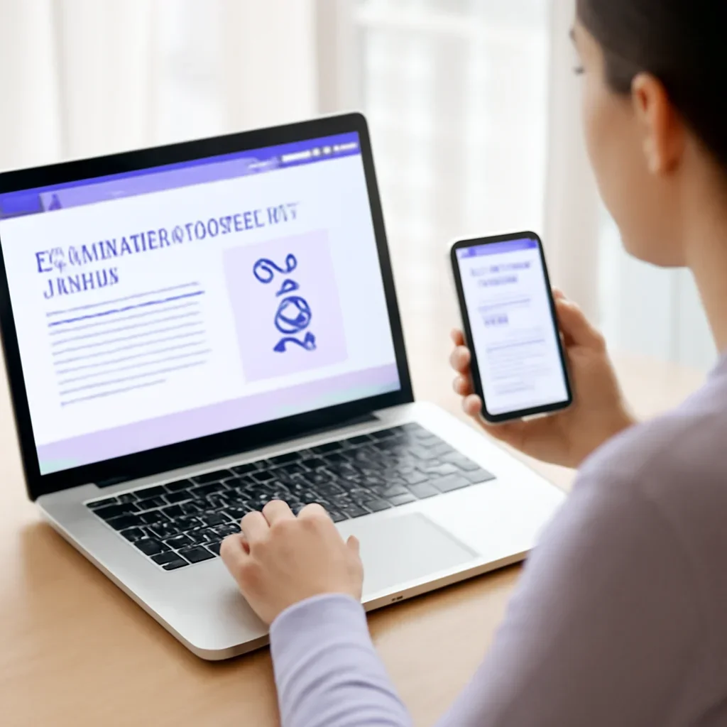 Person reviewing pharmacogenetic testing in san diego information on a laptop and phone