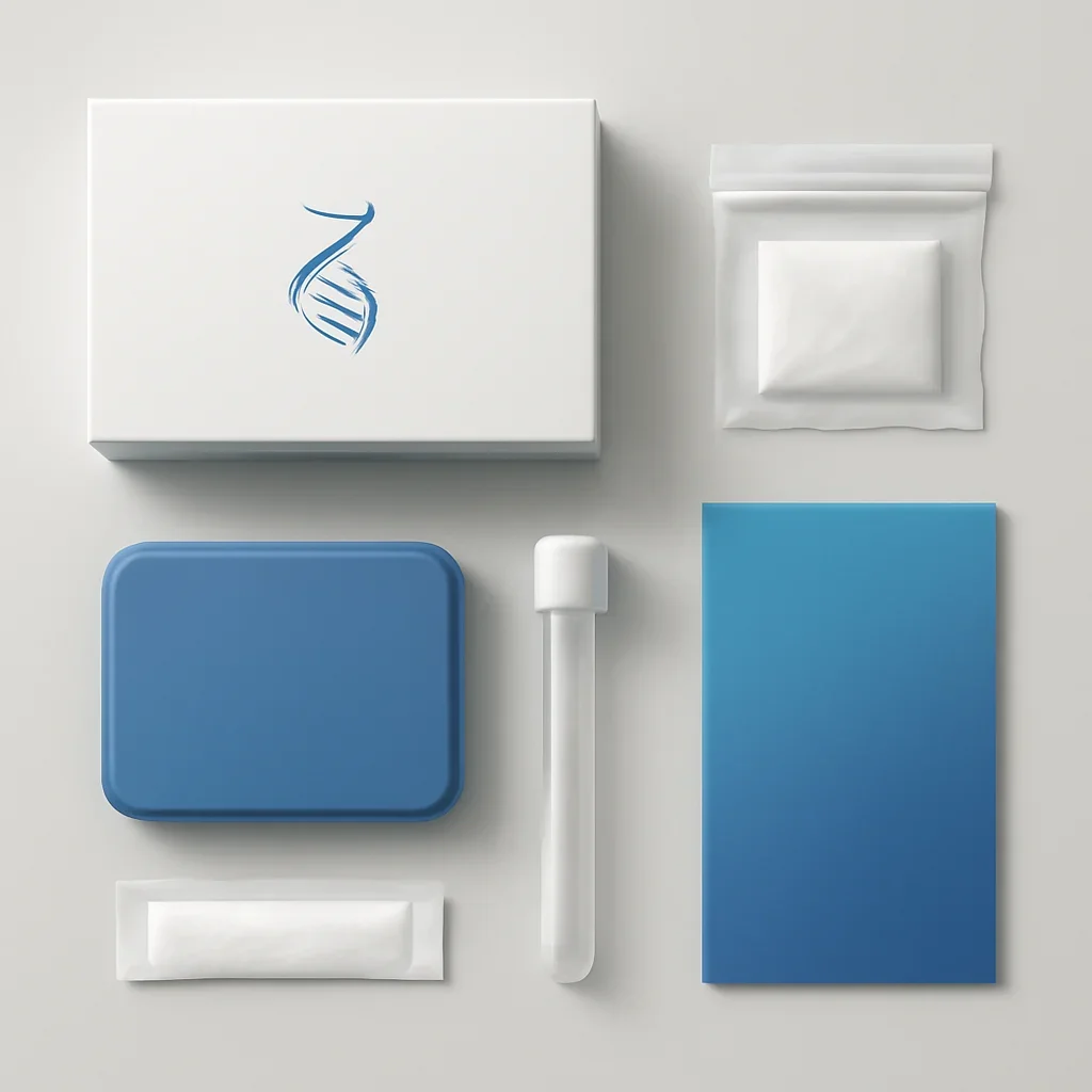 Sample kit, packaging, and step-by-step workflow for pharmacogenetic testing in seattle