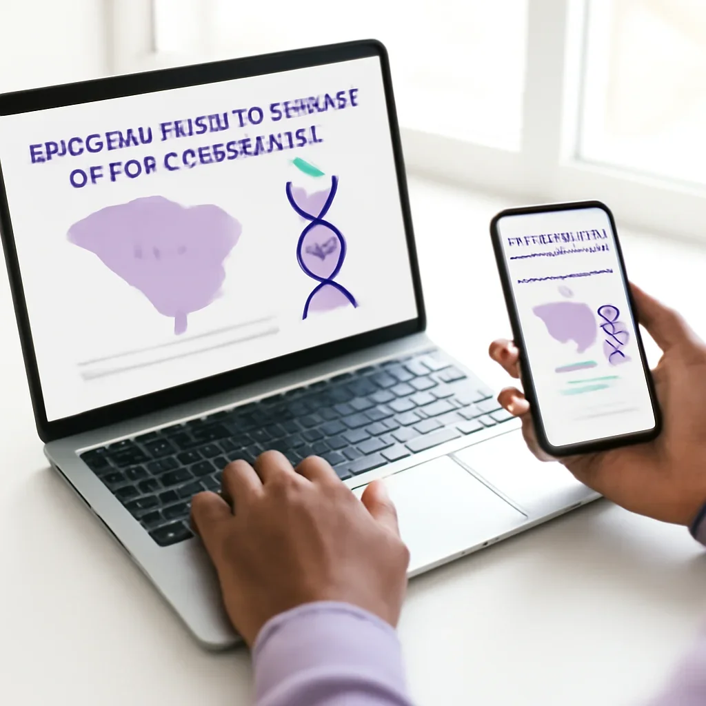Person reviewing pharmacogenetic testing in south carolina information on a laptop and phone