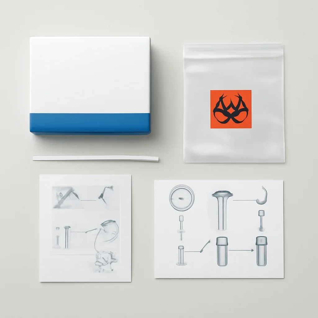 Sample kit, packaging, and step-by-step workflow for pharmacogenetic testing in south dakota