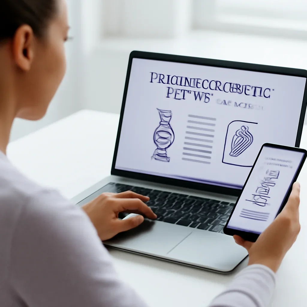 Person reviewing pharmacogenetic testing in stockton information on a laptop and phone