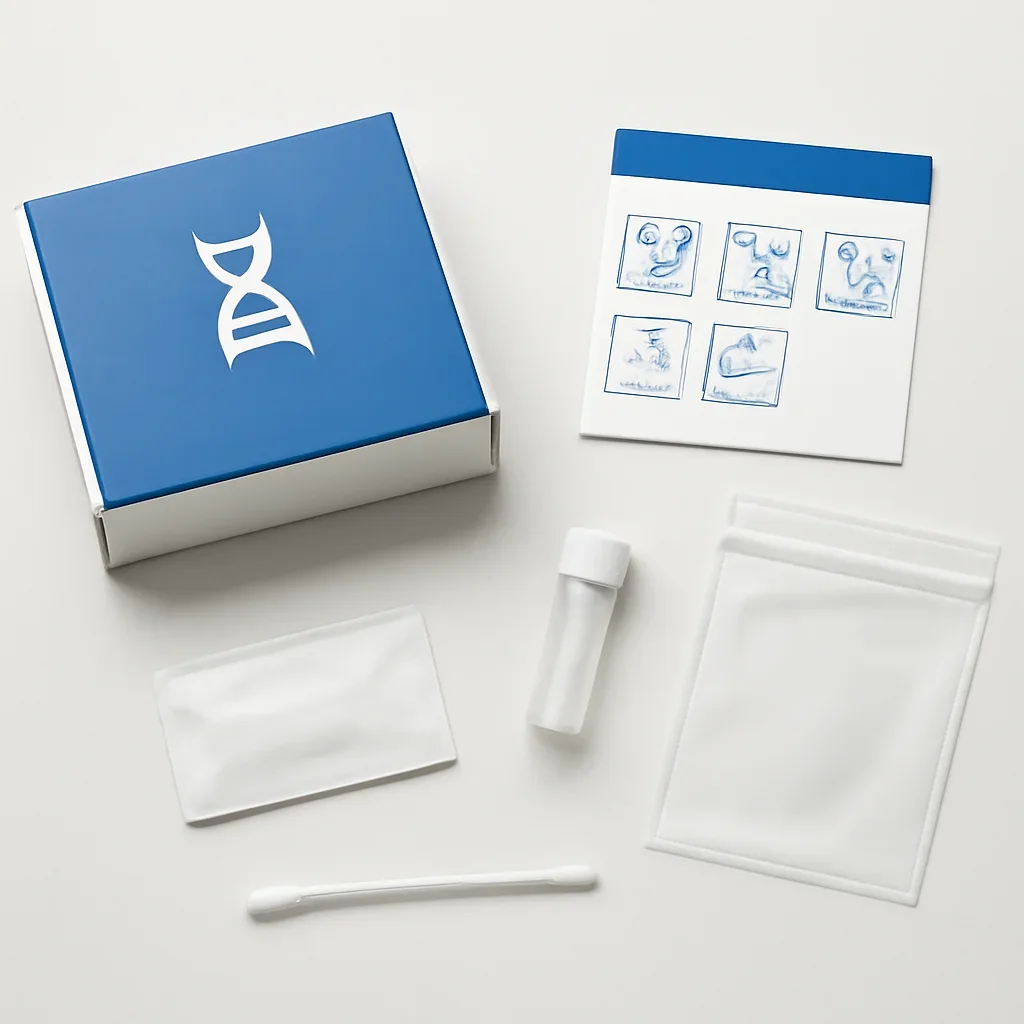 Sample kit, packaging, and step-by-step workflow for pharmacogenetic testing in winston-salem