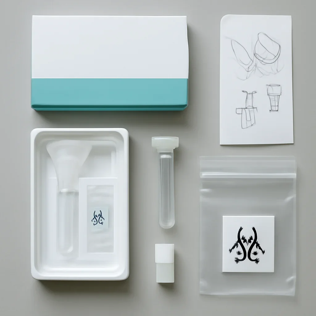 Sample kit, packaging, and step-by-step workflow for pharmacogenetic testing in worcester