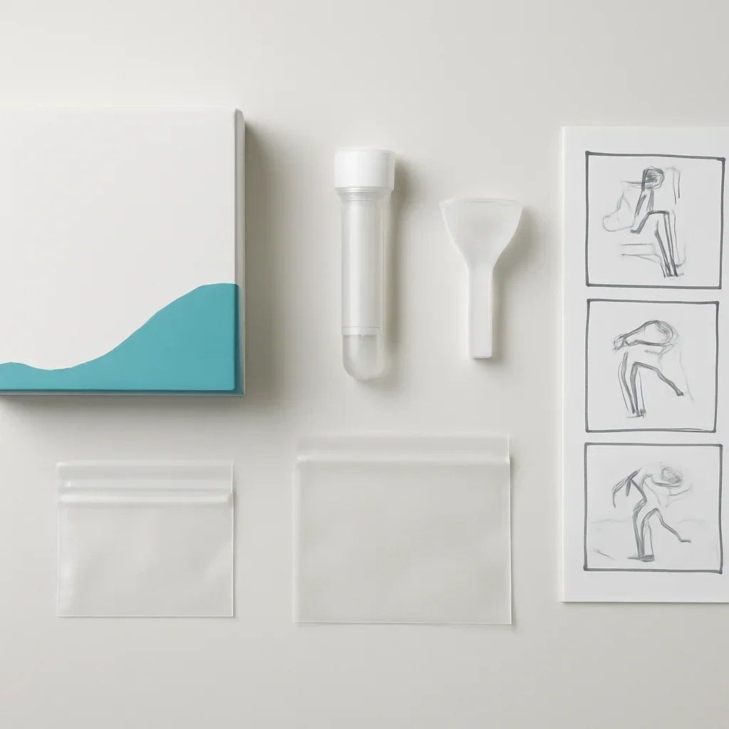 Sample kit, packaging, and step-by-step workflow for microbiome test accuracy and reliability
