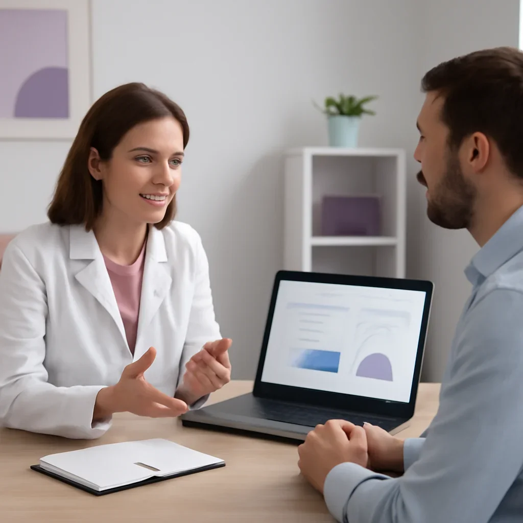 Clinician-friendly report discussion and next-step planning for microbiome testing and ibs questions