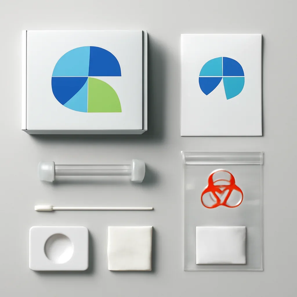 Sample kit, packaging, and step-by-step workflow for what microbiome testing can and cannot tell you