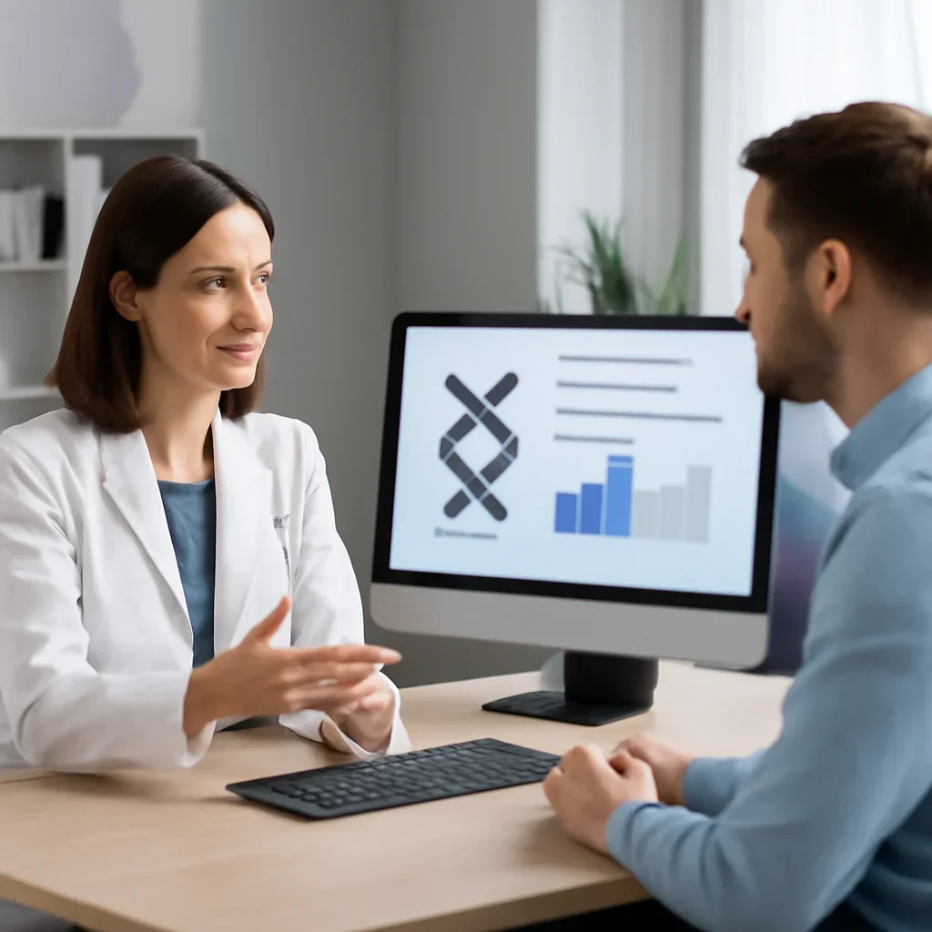 Clinician-friendly report discussion and next-step planning for pharmacogenetic testing for medication response