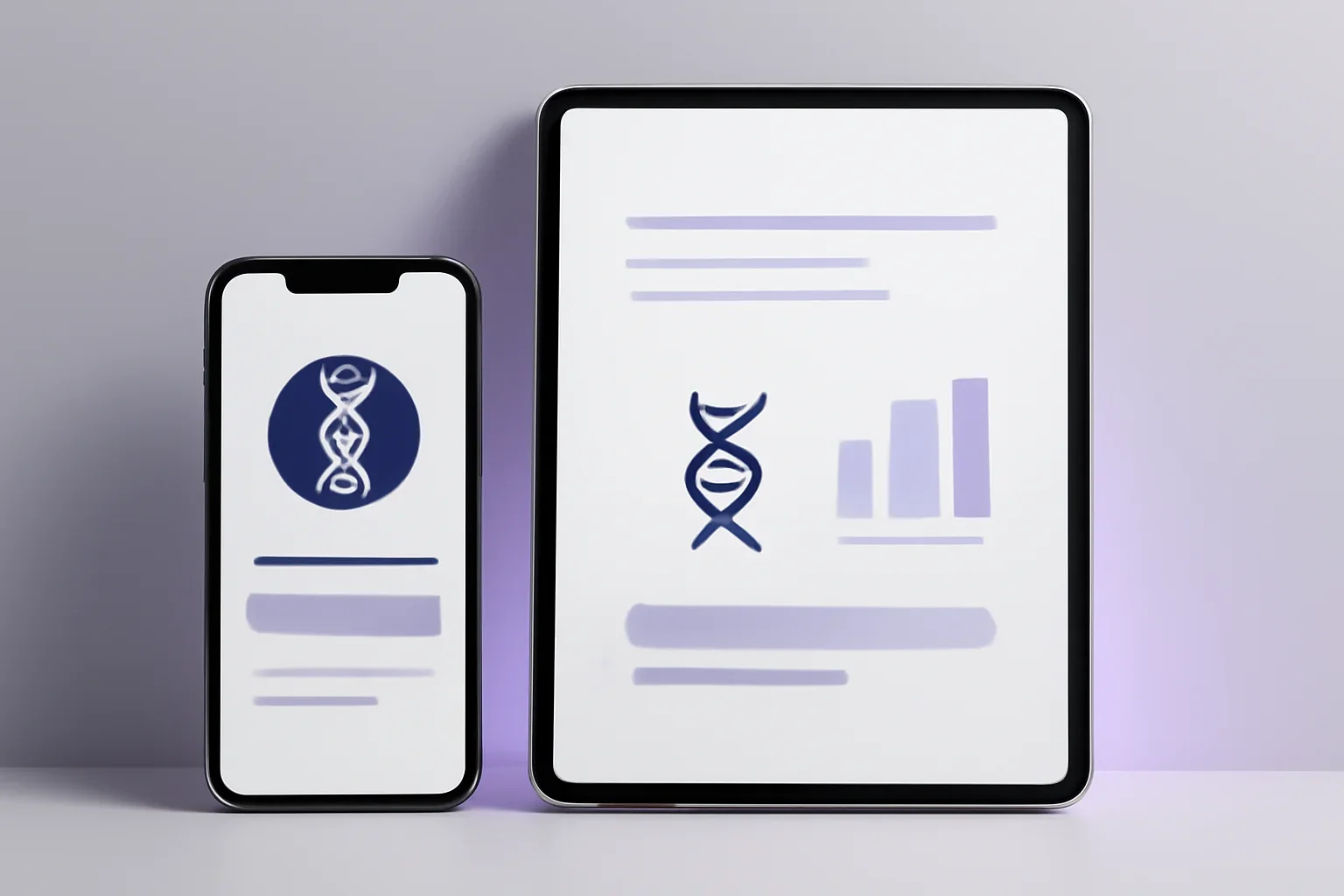 CYP2C19 pharmacogenetic testing presented on a clean digital health dashboard