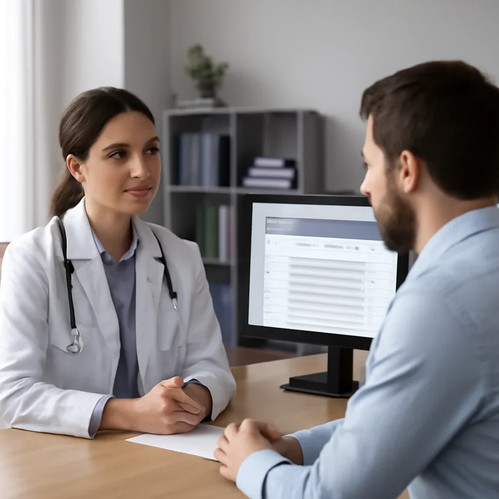 Clinician-friendly report discussion and next-step planning for HLA-B pharmacogenetic testing
