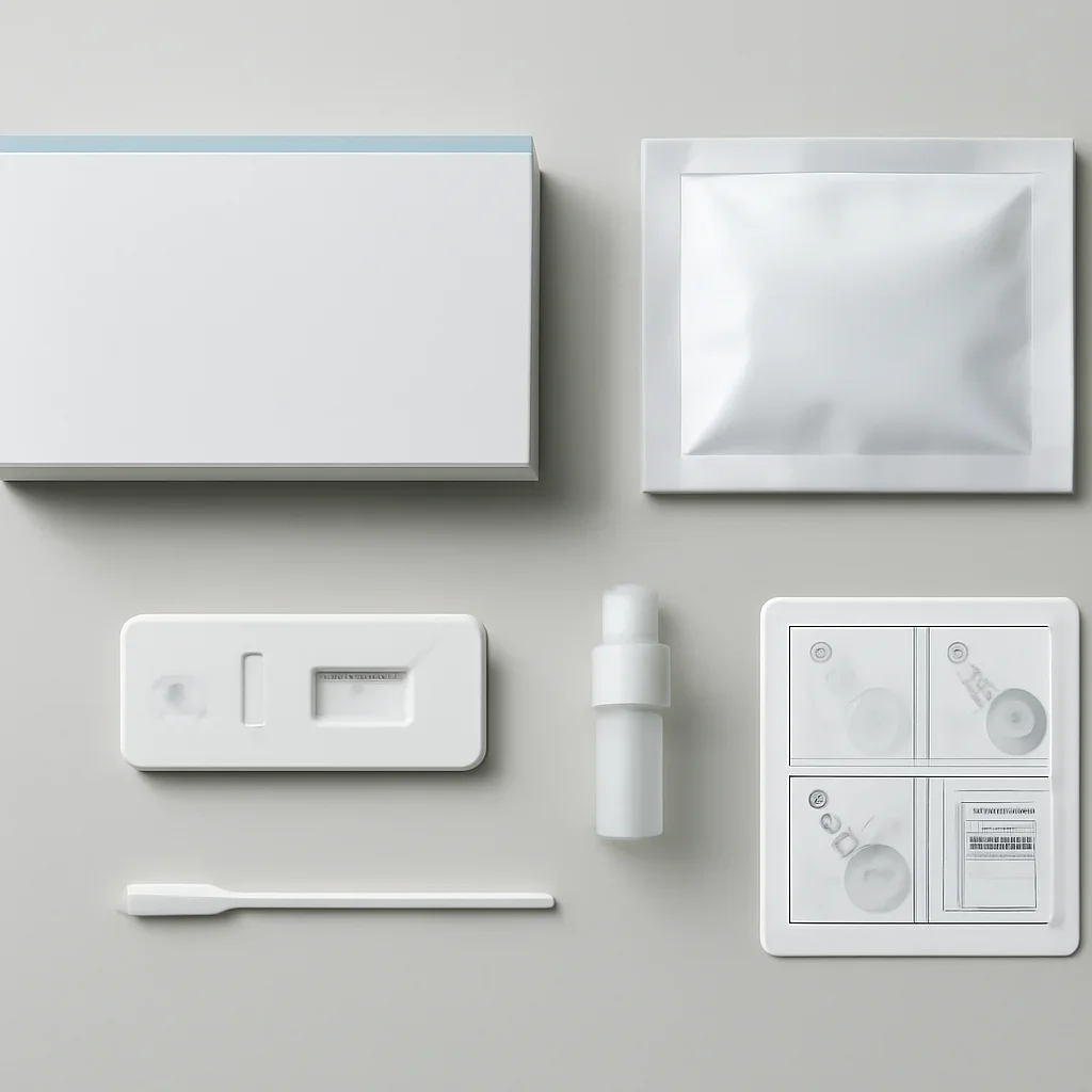 DNA test kit, packaging, sample return, and reporting workflow in Canada