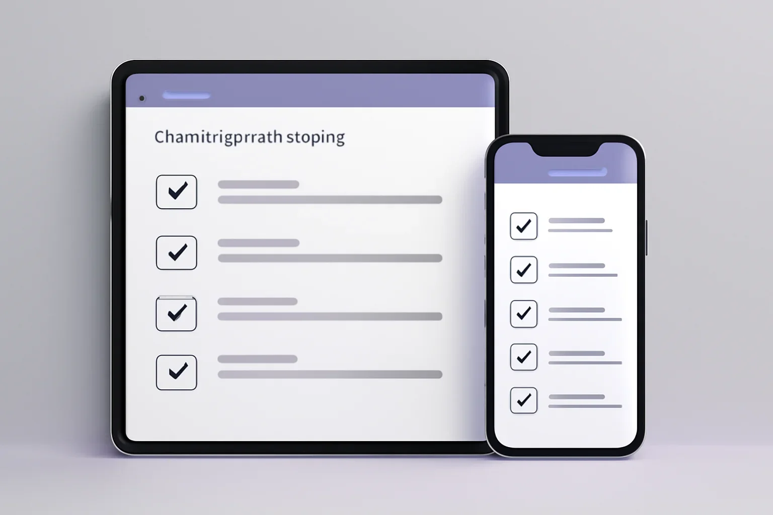 Pharmacogenetic testing checklist presented on a clean digital health dashboard