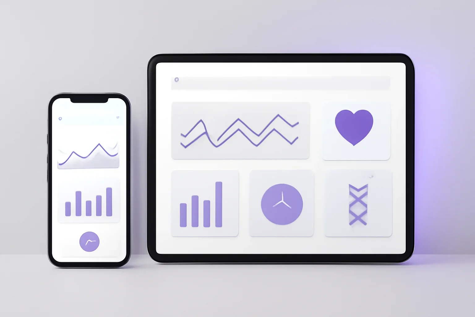 Research and references presented on a clean digital health dashboard