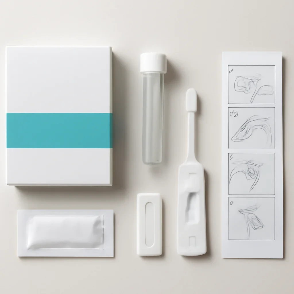 Sample kit, packaging, and step-by-step workflow for sample test reports